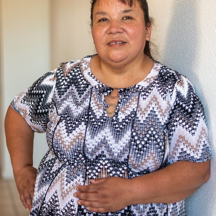 Claudia has felt reconnected to God since entering the Life Recovery Program.